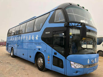 Настоящим новым автобус используемый прибытием более высокий тренера 39 усаживает дизельный слой сини а половинное хорошее побежали Вечай, который