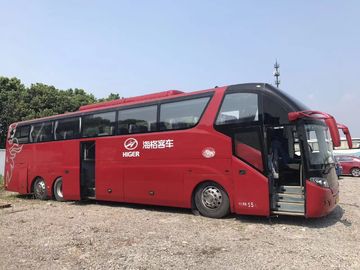 55 рука автобуса КЛК6147 пассажира места более высоко красным используемая перемещением дизельная левая управляя 2013 год