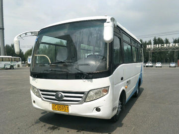 19 туристический автобус Yutong ZK6608 мест мини используемый с двигателем дизеля Yuchai