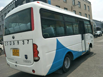 19 туристический автобус Yutong ZK6608 мест мини используемый с двигателем дизеля Yuchai