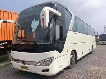 Ютонг 6122 серии 55 усаживает подержанный автобус дизельное ЛХД тренера места белого цвета 2017 год роскошные с автоматической дверью
