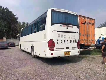 Ютонг 6122 серии 55 усаживает подержанный автобус дизельное ЛХД тренера места белого цвета 2017 год роскошные с автоматической дверью