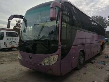 Левое управление рулем руки использовало автобус 55 Сеатер 2011 пурпур года 6120ХИ19 с кожаными местами