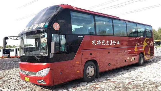 247kw места дизельного масла 50 2015 Yutong используемое год везут шасси на автобусе евро III километра двигателя Yuchai низкое стальное с AC