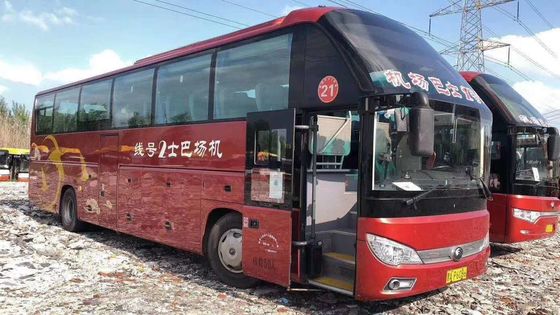 247kw места дизельного масла 50 2015 Yutong используемое год везут шасси на автобусе евро III километра двигателя Yuchai низкое стальное с AC