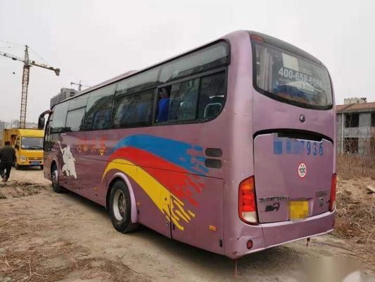 Автобус тренера Yutong используемый ZK6107 для хорошего состояния евро III управления рулем мест шасси 47 Африки километра стального левого низкого