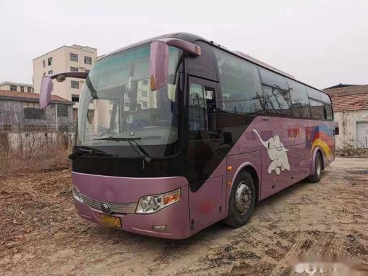 Автобус тренера Yutong используемый ZK6107 для хорошего состояния евро III управления рулем мест шасси 47 Африки километра стального левого низкого