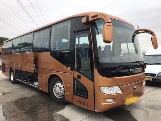 BJ6113 использовало ручной привод левой стороны евро IV километра одиночной двери мест бренда 51 автобуса FOTON тренера низкий