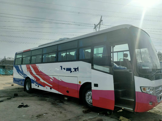 Используемое шасси ZK6112d мест автобуса 53 тренера стальное использовало автобусы Yutong
