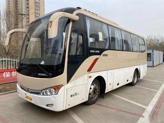 Используемая модель XMQ6802 32 автобуса Kinglong усаживает стальным туристический автобус шасси левым используемый ручным приводом