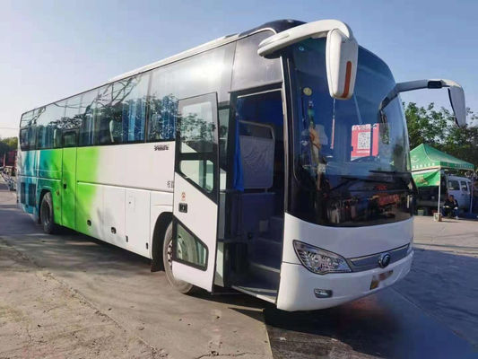 Используемый автобус ZK6110 Yutong вышел управлять 48 двойными дверями Yuchai мест задний двигатель низким туристический автобус используемый километром