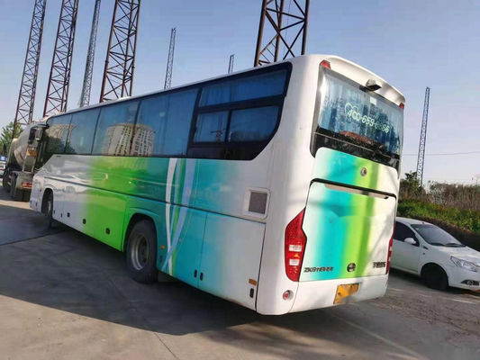 Используемый автобус ZK6110 Yutong вышел управлять 48 двойными дверями Yuchai мест задний двигатель низким туристический автобус используемый километром