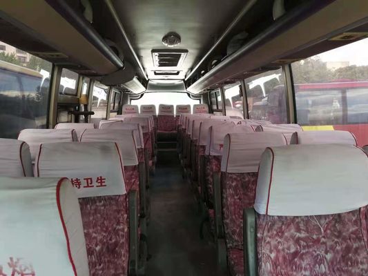 Используемый километр двойных дверей 39seats автобуса XMQ6900 Kinglong низкий выведенный управляя стальное шасси
