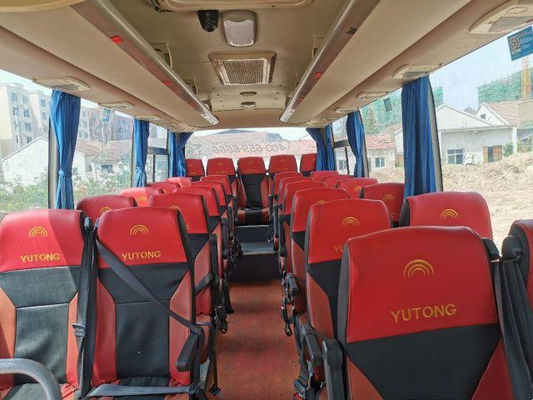 Используемый автобус ZK6752 30 Yutong усаживает дизельный двигатель фронта использовал мини километр евро IV автобуса низкий