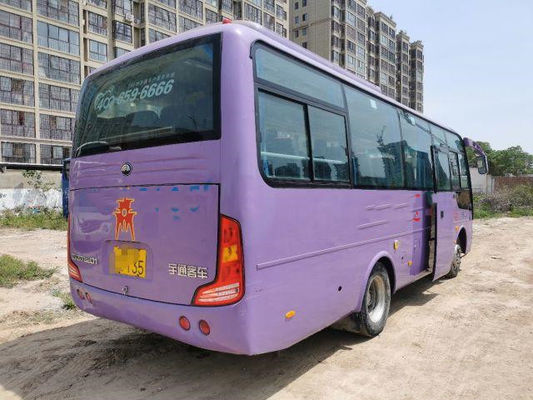 Используемый автобус ZK6752 30 Yutong усаживает дизельный двигатель фронта использовал мини километр евро IV автобуса низкий