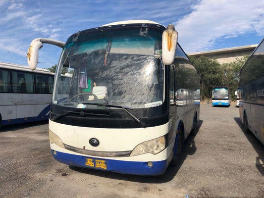 Используемые места автобуса ZK6908 38 тренера вышли управляя Yuchai заднее евро III двигателя стальным используемый шасси автобус Yutong