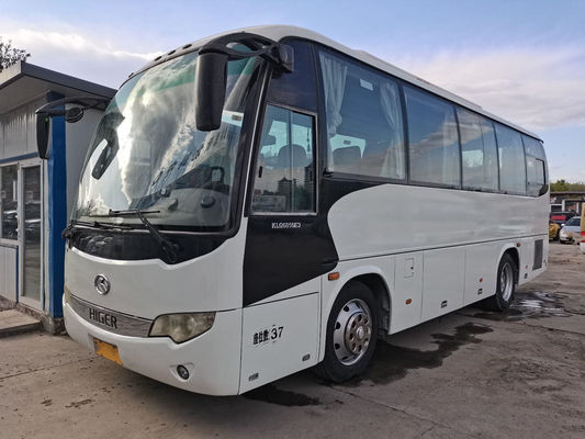 Используемый более высокий автобус KLQ6856 37 усаживает хорошее состояние ручного привода стального двигателя Yuchai шасси заднего левое с AC