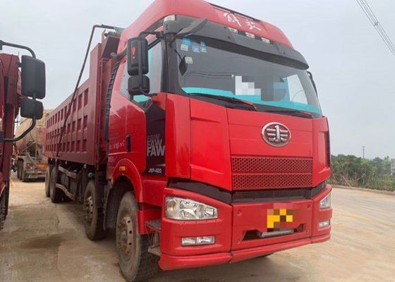 Тележка Dumper CA5310ZLJP66K24L6T4AE5 лошадиной силы 8X4 8.2m тяжелого грузовика 420 Китая подержанная FAW J6P