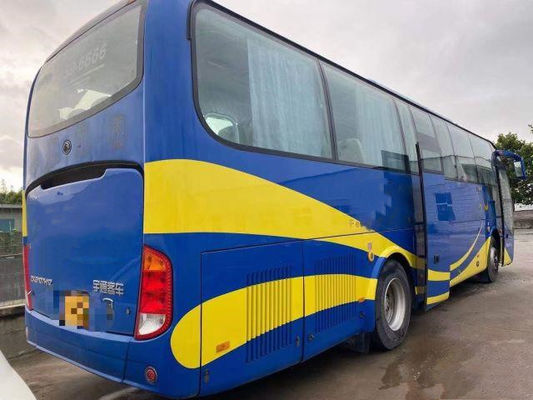 Автобус Yutong пассажира евро Yuchai двигателя двойных дверей автобуса 54seats бренда Yutong подержанное дизельное заднее IV используемый