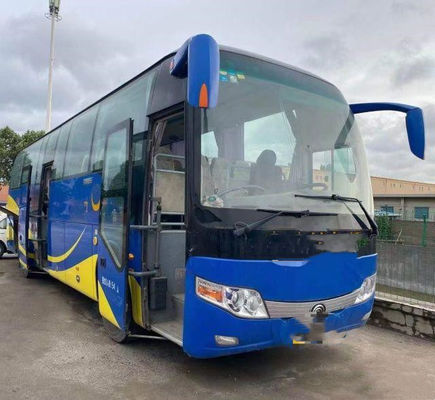 Автобус Yutong пассажира евро Yuchai двигателя двойных дверей автобуса 54seats бренда Yutong подержанное дизельное заднее IV используемый