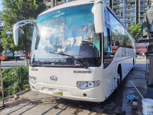 Используемое евро III двигателя 215kw Weichai более высоких мест автобуса 53 пассажиров модели KLQ6129 двигателя автобуса задних хороших заднее