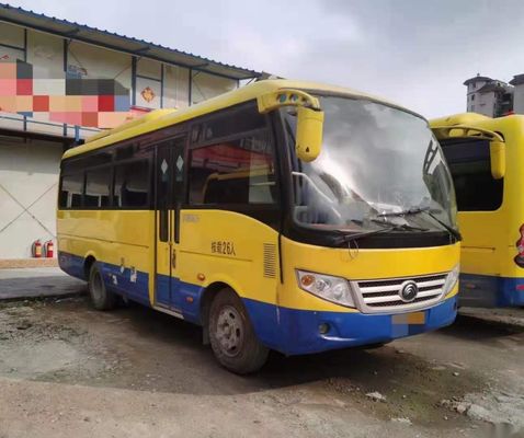 Используемое евро IV 26seats автобуса пассажира двигателя 95kw Yuchai фронта автобуса ZK6720d Yutong мини хорошее