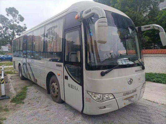 Используемый бренд 55 автобуса XMQ6110 Kinglong тренера усаживает двойные двери двигателя Yuchai