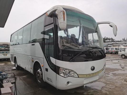 Автобус тренера автобуса дизельного топлива ZK6107 мест автобуса 35 YUTONG подержанным используемый тренером используемый экспортом