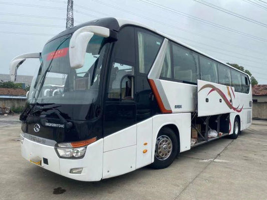 Используемый автобус используемый двойными дверями тренера мест автобуса 53 Kinglong XMQ6129 вышел управление рулем