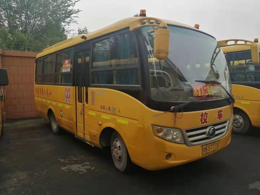 2014 автобус используемый местами мини YUTONG года 26 использовал школьный автобус с передним двигателем