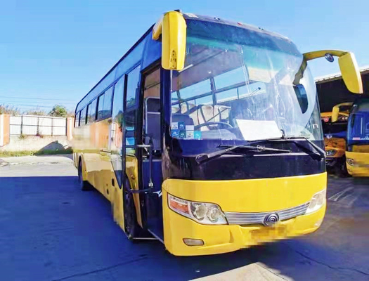 Используемый автобус Zk6110 60 Yutong усаживает тренера путешествия плана LHD двигателя 2+3 зада Yuchai