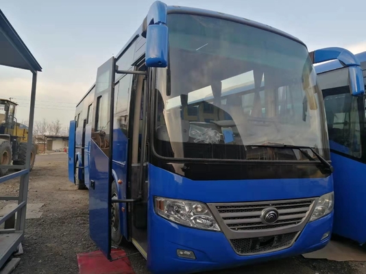 52 места 2014 года использовали автобус тренера водителя двигателя RHD фронта автобуса ZK6112D Yutong используемый управлением рулем