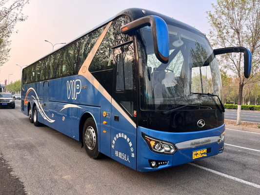 Тренер автобуса Kinglong новый используемый XMQ6135 везет 56 цапфу на автобусе двигателя фронта мест LHD двойную