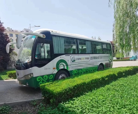 35 автобус используемый местами Yutong ZK6809 для продажи использовал мини управление рулем автобуса LHD с дешевой ценой