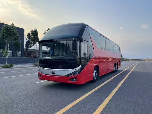 качество  Luxury Bus Coach Yutong 56 Seats Model ZK6137 Double Rear Axle 2021 Year Airbag Suspension Фабрика