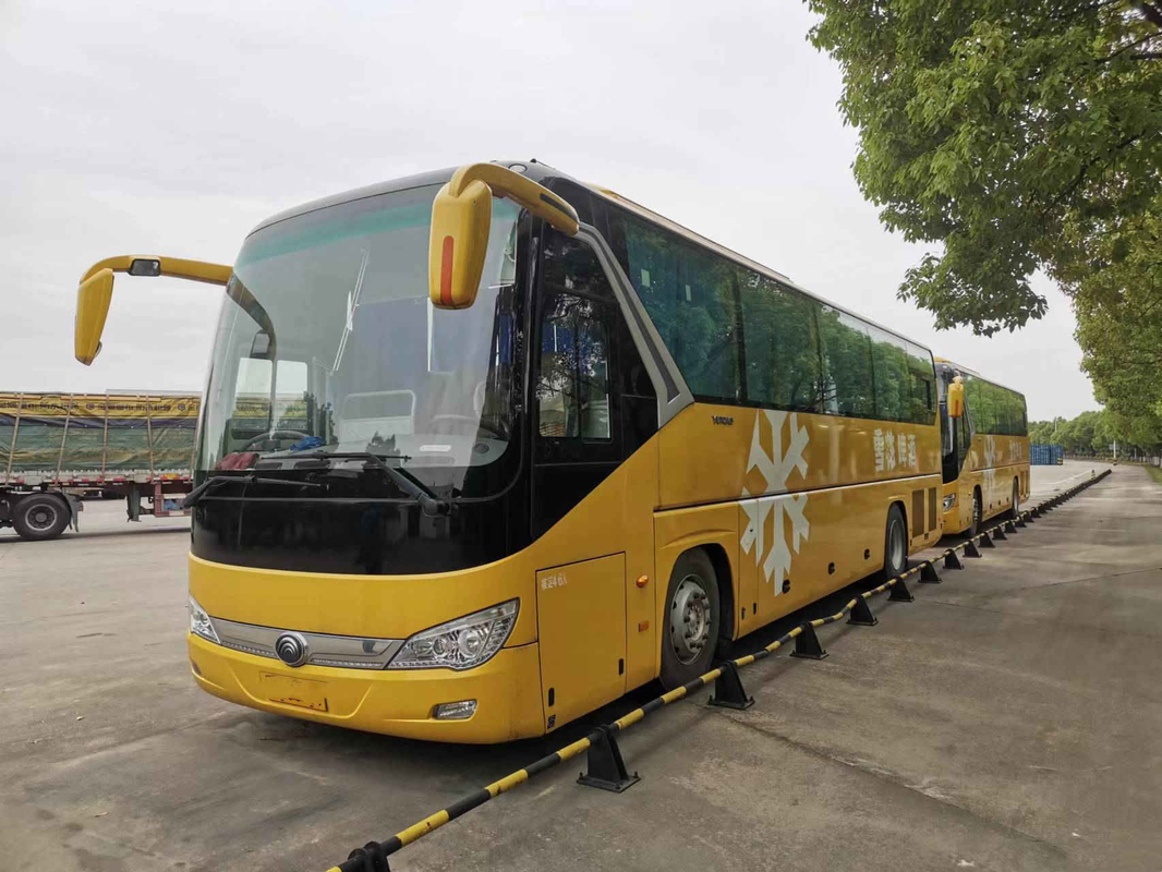 Место Vip роскошное использовало тренера Yutong ZK6119 везет двойную дверь на автобусе двигателя зада Rhd 46 мест