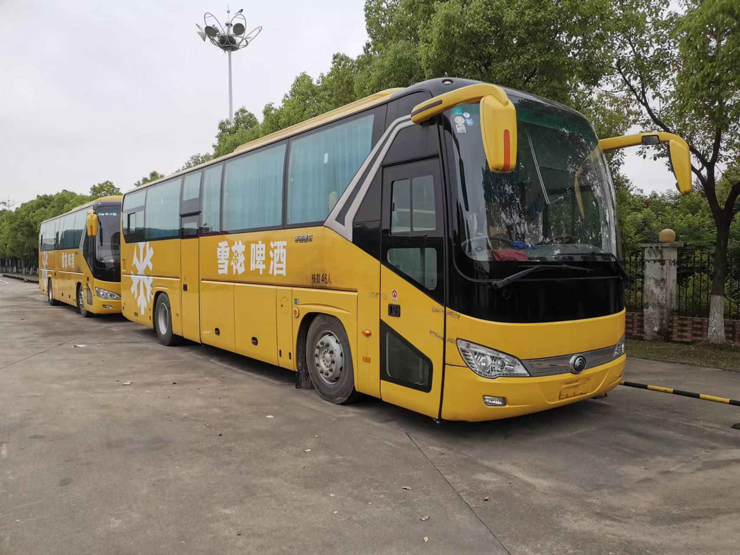 Место Vip роскошное использовало тренера Yutong ZK6119 везет двойную дверь на автобусе двигателя зада Rhd 46 мест