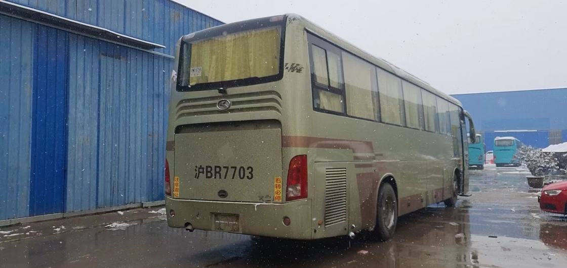 55 автобус используемый местами тренера подержанное Kinglong XMQ6129 с управлением рулем двигателя дизеля LHD
