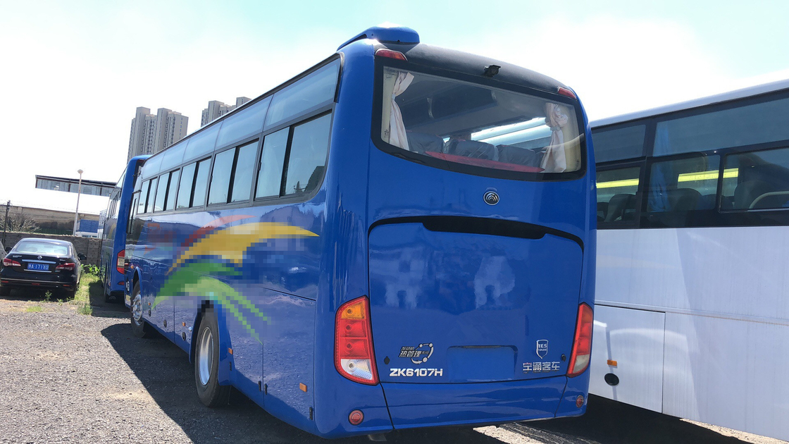 2015 автобус тренера Yutong ZK6107 года 47 используемый местами с новым управлением рулем места LHD
