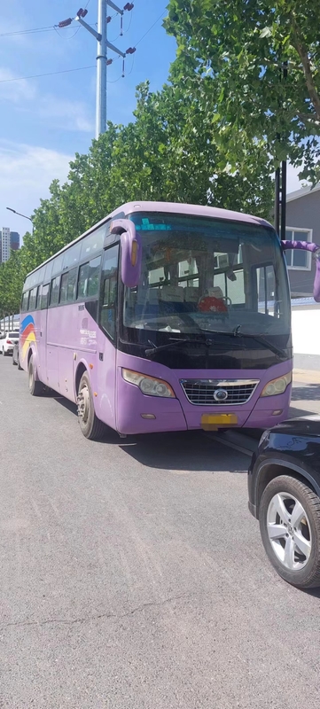 2014 года 45 Yutong используемое местами везет дизель на автобусе двери LHD двигателя 2 автобуса тренера ZK6102D передний