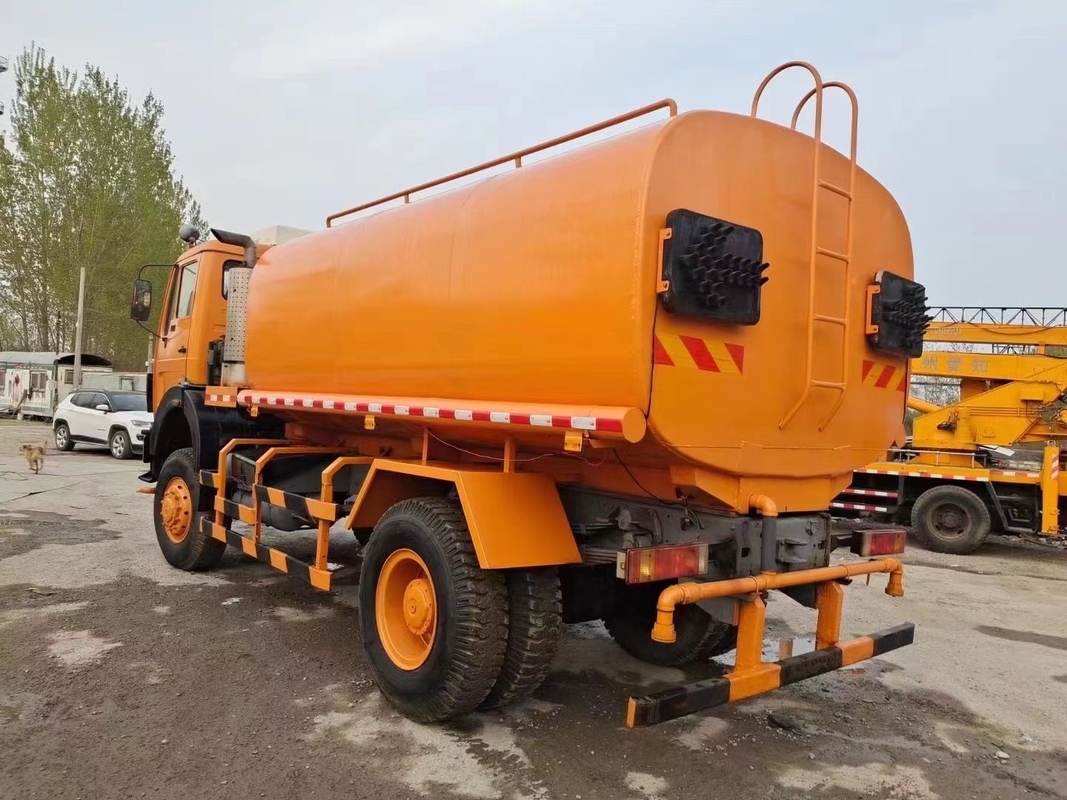 Привод 4X4 тележки 290hp спринклера цистерны с водой метров LHD 15 кубический полный со спринклера воды дороги