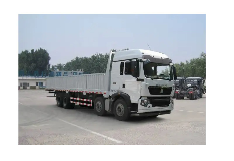 Тележка 2 трейлеров загородки двойника тележки 420hp груза евро ii Howo тележки груза фургонов сильная