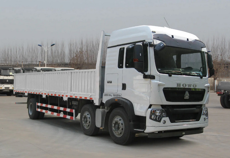 Тележка 2 трейлеров загородки двойника тележки 420hp груза евро ii Howo тележки груза фургонов сильная