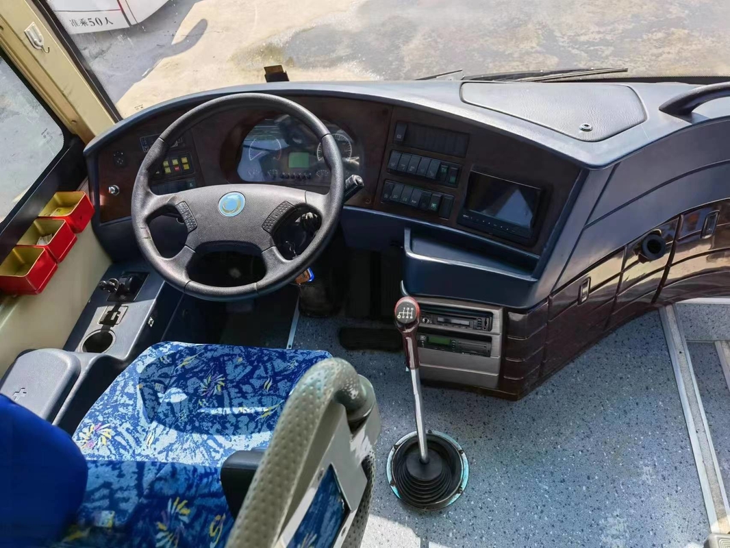 2013 автобус используемый местами Sunlong года 55 автобуса SLK6122 тренера LHD управляя в хорошем состоянии