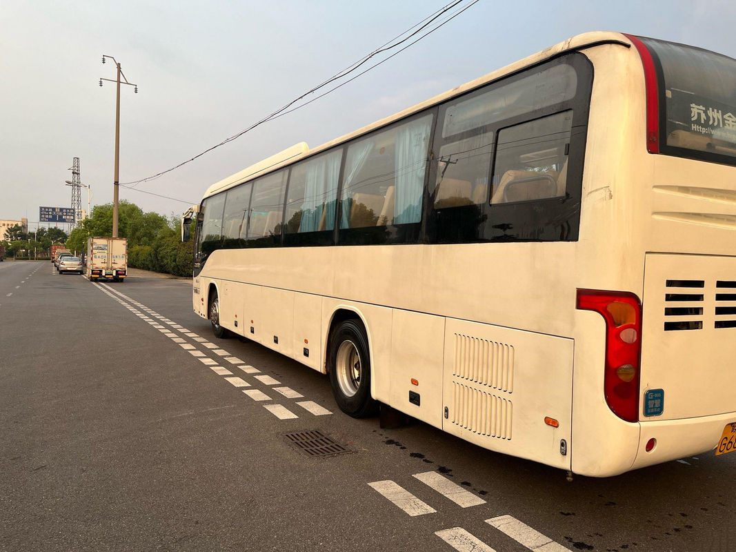 Бренд подвеса воздуха более высокий использовал двигатель дизеля KLQ6129 двойных дверей Wp.7 Seater автобуса 53 тренера