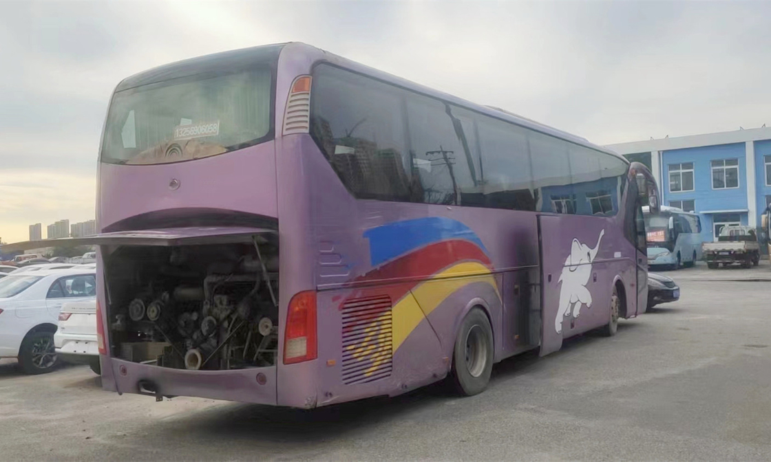 Тренер Cummins Engine дверей автобуса 53seats 2 общественного транспорта автобуса ZK6129 Yutong городской с туалетом