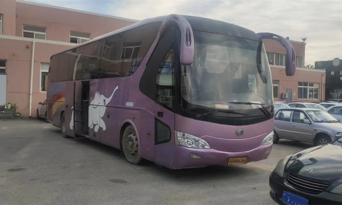 Тренер Cummins Engine дверей автобуса 53seats 2 общественного транспорта автобуса ZK6129 Yutong городской с туалетом