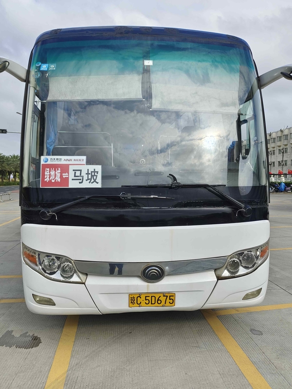 2015 год 55 Seater использовал двойную дверь двигателя дизеля автобуса Zk6122 LHD Yutong