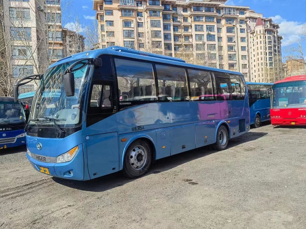 Более высокий используемый KLQ6898 двигатель ручного привода 35seater Yuchai автобуса левый для перехода