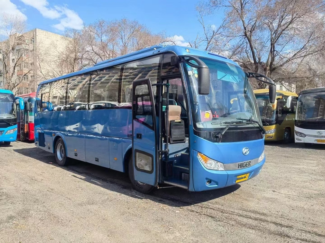 Более высокий используемый KLQ6898 двигатель ручного привода 35seater Yuchai автобуса левый для перехода